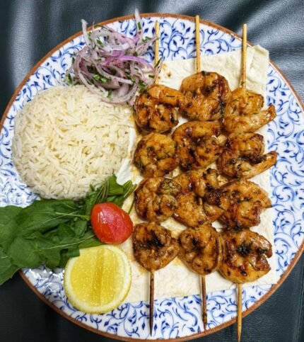 karıdes sıs ızgara جمبري الشيش جريل